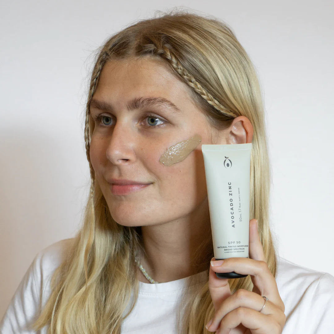 Avocado Zinc Tinted Sunscreen