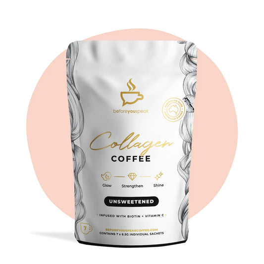 Before You Speak Collagen Coffee - Unsweetened Original 7 serves