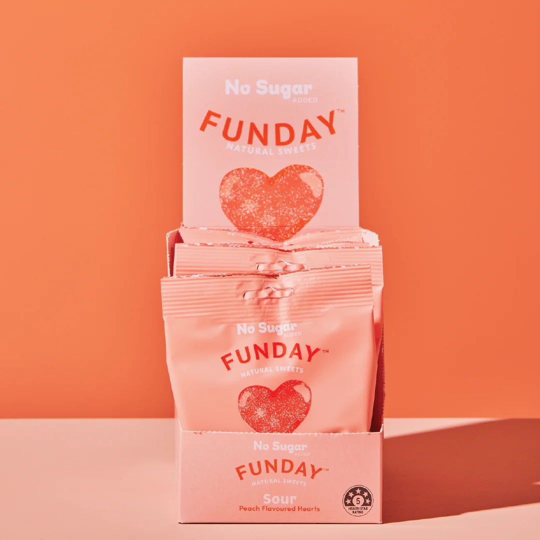 Funday Peach Hearts