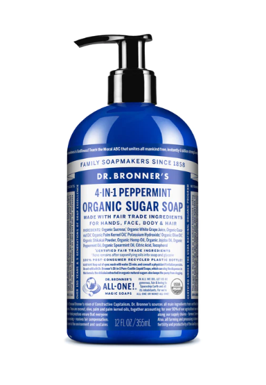 Dr Bronner - Pump Soap Peppermint