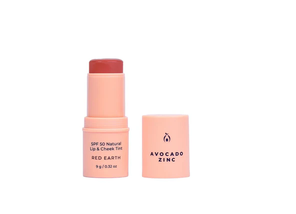 SPF 50 Natural Lip & Cheek Tint RED EARTH