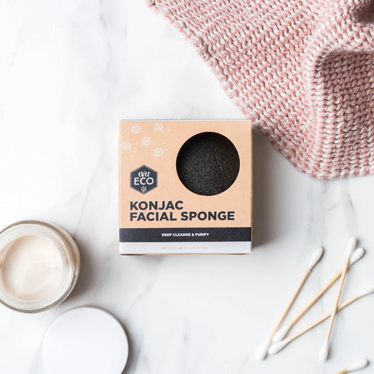Konjac Facial Sponge CHARCOAL