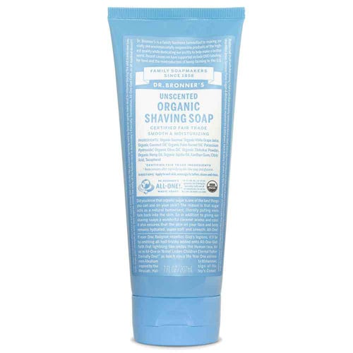 Dr Bronners Shaving Soap UNSCENTED