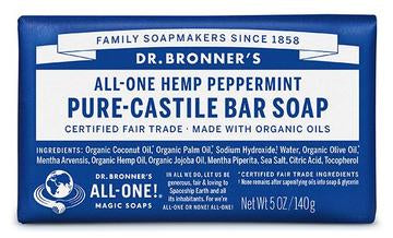 Dr Bronners Bar Soap PEPPERMINT